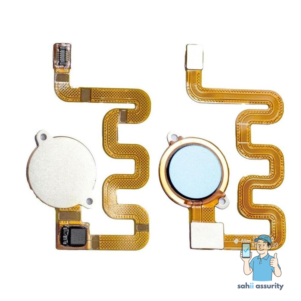 Fingerprint Sensor with Flex Cable for Xiaomi Redmi 6 Pro Blue